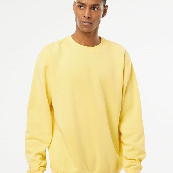 Unisex Midweight Pigment-Dyed Crewneck Sweatshirt Thumbnail
