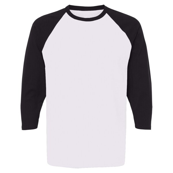 Unisex Heavy Cotton™ Raglan Three-Quarter Sleeve T-Shirt Thumbnail