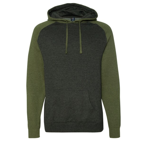 Unisex Raglan Hooded Sweatshirt Thumbnail