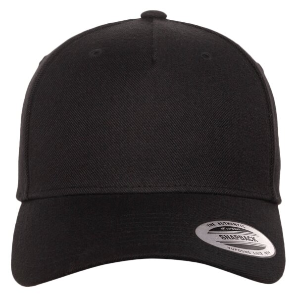 Premium Five-Panel Curved Bill Snapback Cap Thumbnail