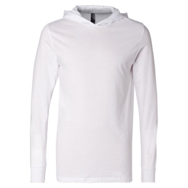 Unisex Jersey Hooded Long Sleeve Tee Thumbnail