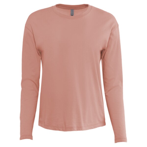 Women's Cotton Relaxed Long Sleeve Tee Thumbnail