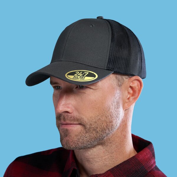 Cotton Twill Snap back Trucker Cap Thumbnail