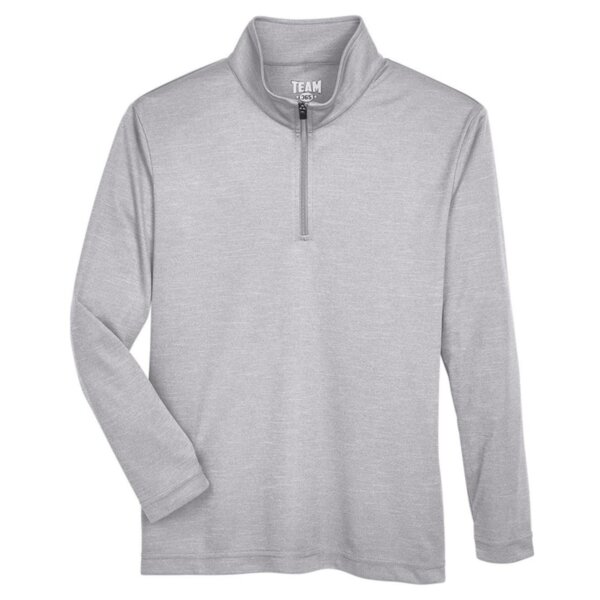 Youth Zone Sonic Heather Performance Quarter-Zip Pullover Thumbnail