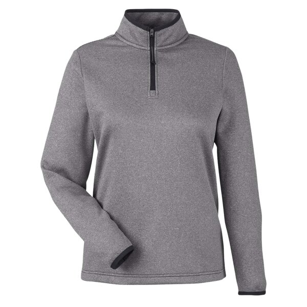Women's Venture Heathered Stripe Quarter-Zip Pullover Thumbnail