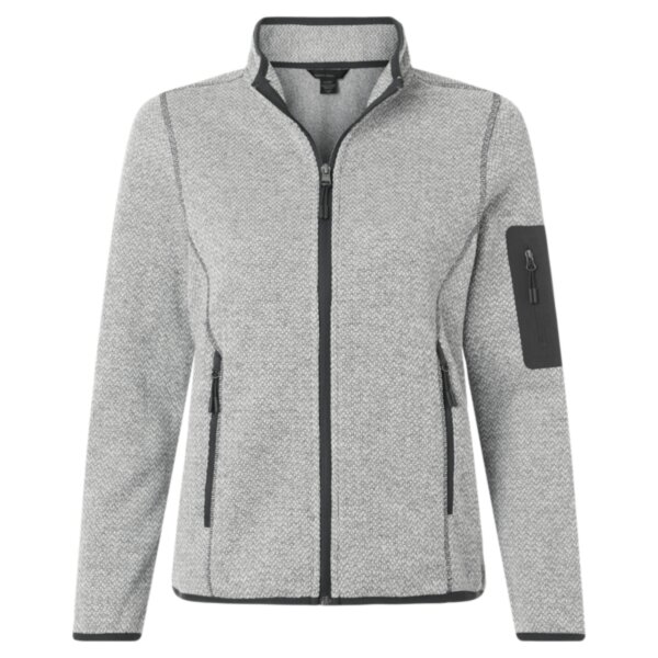 Women's Jasper Jacquard Full-Zip Fleece Jacket Thumbnail