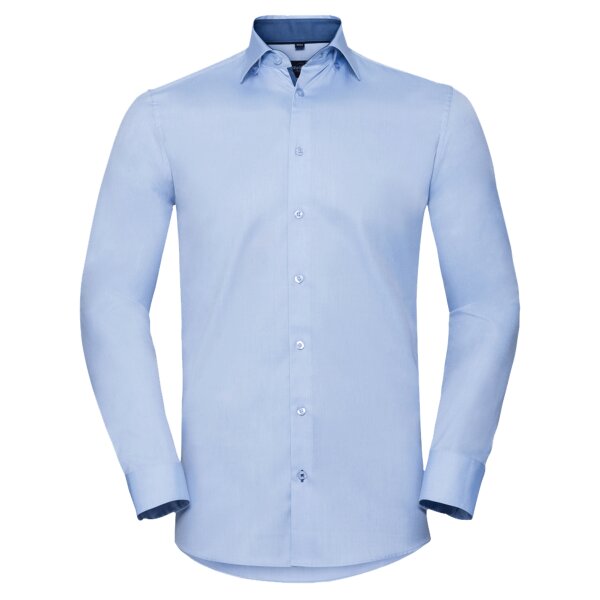 L/S TAILORED HERRINGBONE SHIRT Thumbnail