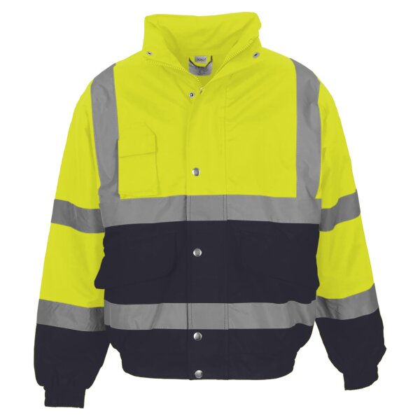 HI VIS 2 TONE BOMBER JACKET Thumbnail