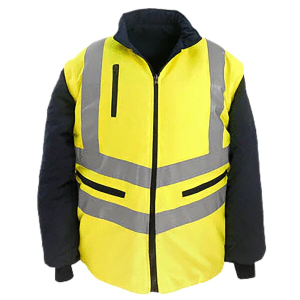 HI-VIS CHEVRON QUILTED JACKET Thumbnail