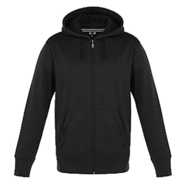 Adult Polyester Full-Zip Hooded Sweatshirt Thumbnail