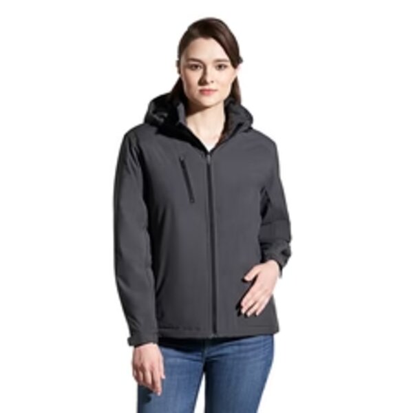 Ladies Insulated Jacket with Detachable Hood Thumbnail