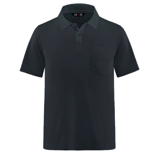Men's Pique Mesh Polo w/ Pocket Thumbnail