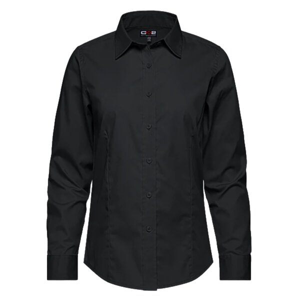 Ladies Poly-Cotton Twill Long Sleeve Easy-Care Shirt Thumbnail