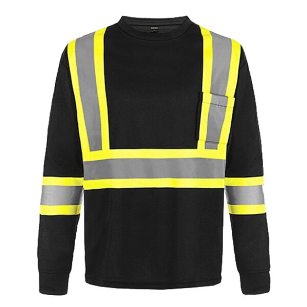 Adult Long Sleeve Hi Vis T-Shirt Thumbnail