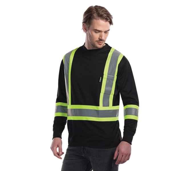 Hi-Vis Safety Long Sleeve Shirt Thumbnail