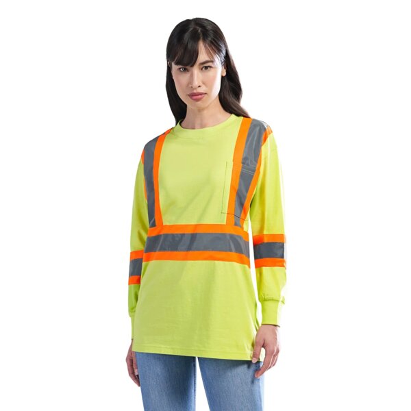 Cotton Hivis Long Sleeve Tshirt Thumbnail