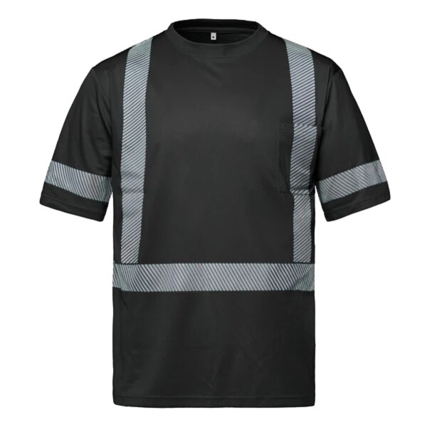Hi-VIS T-shirt with Segmented Stripes Thumbnail