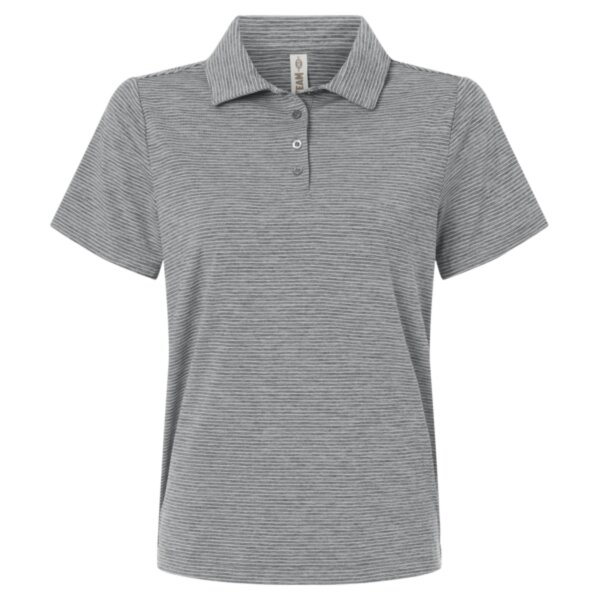 Women's Relay Heathered Stripe Polo Thumbnail