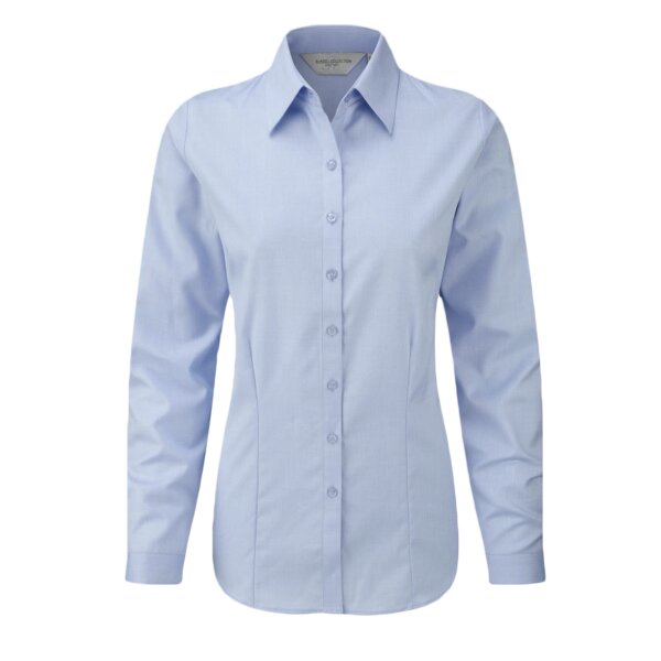LADIES L/S HERRINGBONE SHIRT Thumbnail