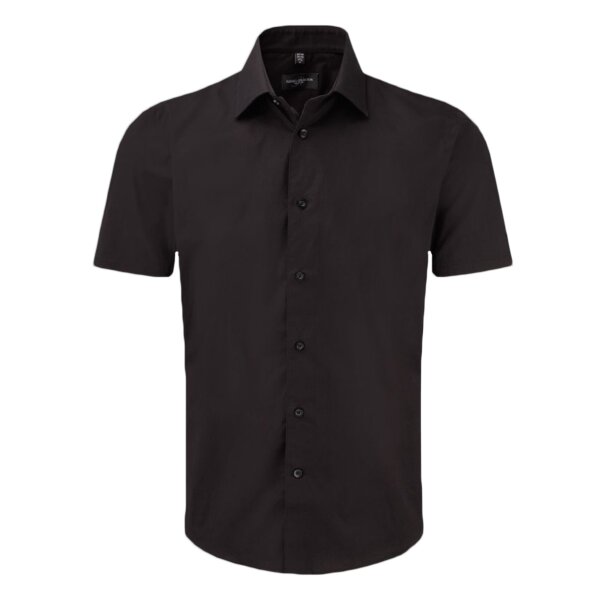 MENS SHORT SLEEVE FITTED STRETCH SHIRT Thumbnail
