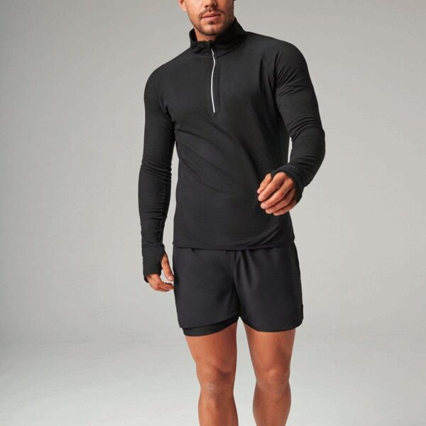 MENS LONG SLEEVE 1/4 ZIP TOP Thumbnail