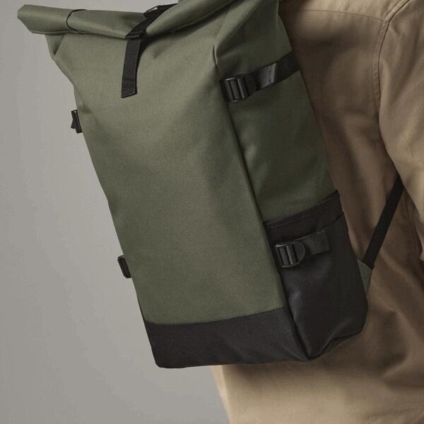 BLOCK ROLL-TOP BACKPACK Thumbnail