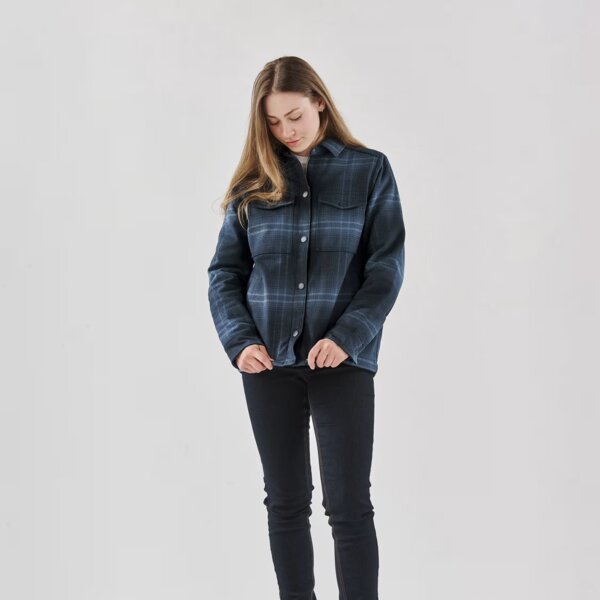 Stormtech Women's Highland Sherpa Lined Plaid Jacket Thumbnail