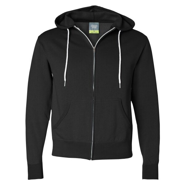 Unisex Lightweight Full-Zip Hooded Sweatshirt Thumbnail