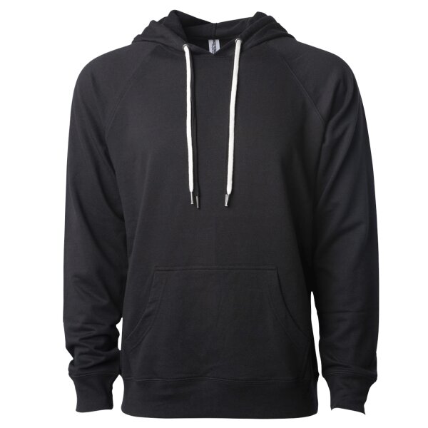 Unisex Icon Lightweight Loopback Terry Hooded Sweatshirt Thumbnail