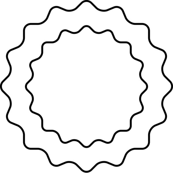 Scalloped Seal Frame Thumbnail