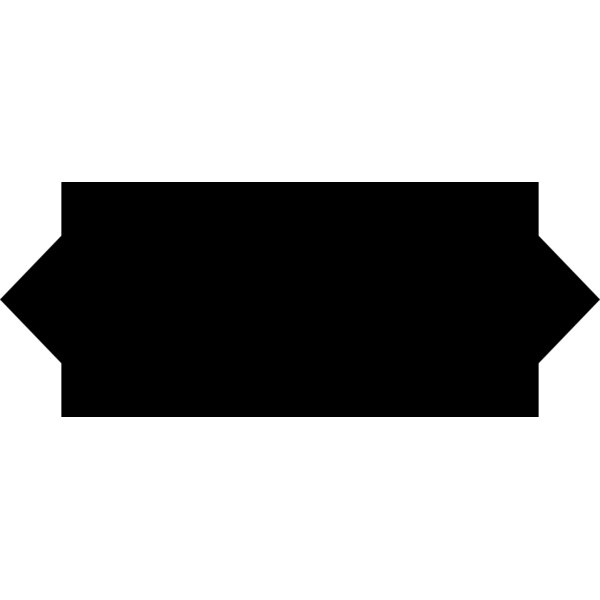 Notched Rectangle Label Thumbnail