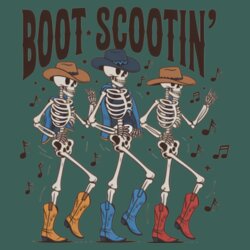 Boot Scootin' - Crewneck Design
