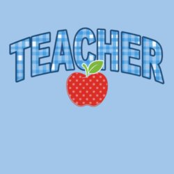 Gingham Teacher - Crewneck Design
